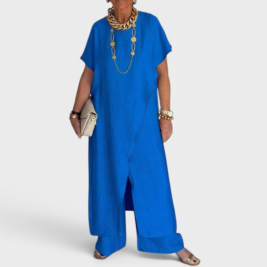 Noelia™ | Vestido asimétrico fluido elegante