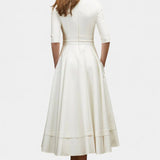Vestido Midi A-Line Nylah Vintage Charm