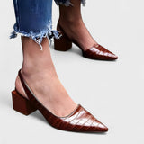 Ela – Zapatos elegantes con tacón abierto