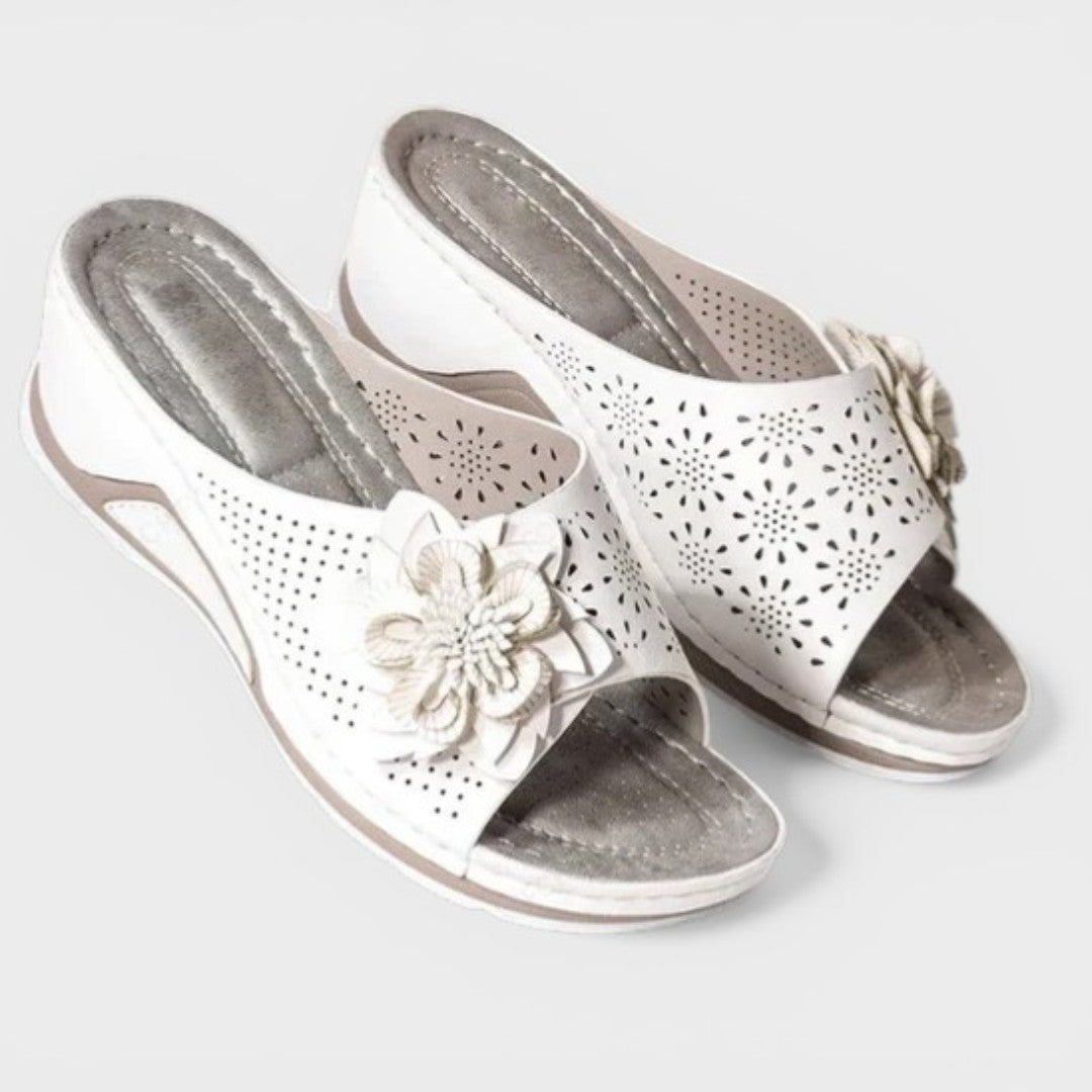 Nerea™ | Sandalias ortopédicas de cuero cómodas