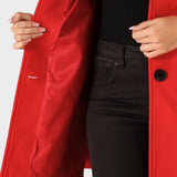 Raquel™ | Trench de invierno de botones simples