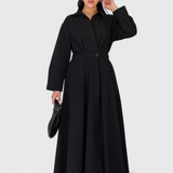 Vestido Maxi Largo Celina con Solapa